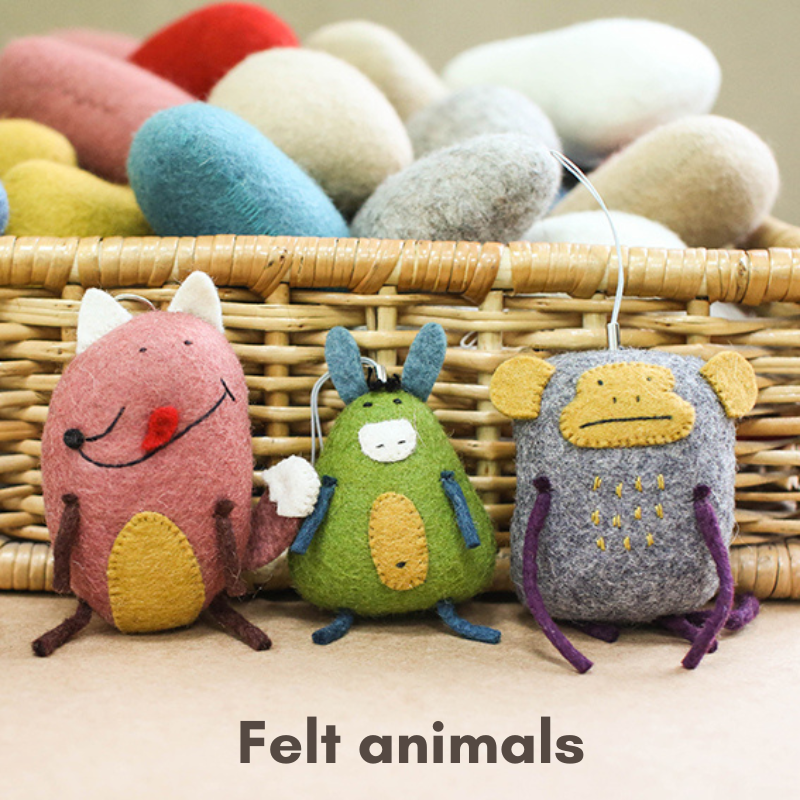 Felt animals